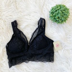 NWT black bralette